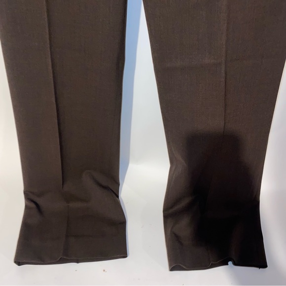Ralph Lauren Womens Dress Pants Slacks Size 8 Brown Solid Wool Lycra Waist‎ 32" - Picture 7 of 14